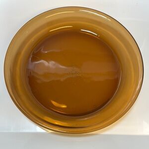 Amber Fire King pie plate